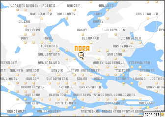 map of Nora