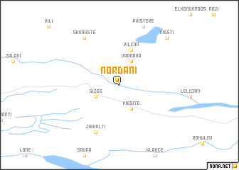 map of Nordāni