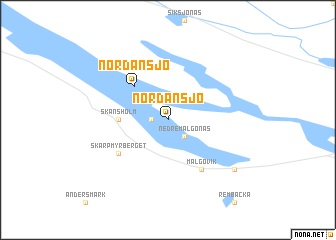 map of Nordansjö