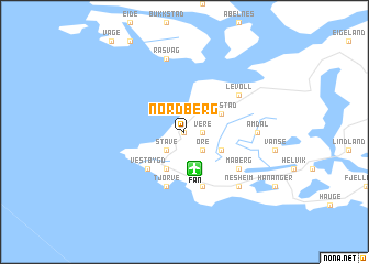 map of Nordberg