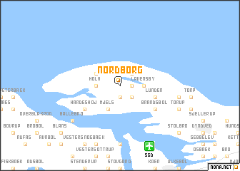 map of Nordborg