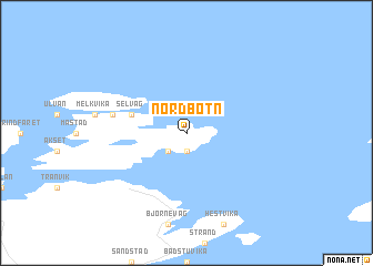 map of Nordbotn