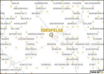 map of Nordfelde