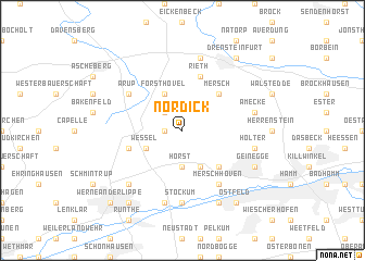 map of Nordick