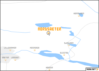 map of Nordsæter