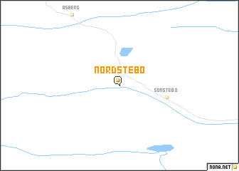 map of Nørdstebø