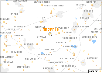 map of Norfolk