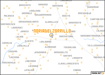 map of Noria del Zorrillo