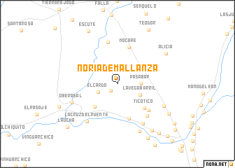map of Noria de Mallanza