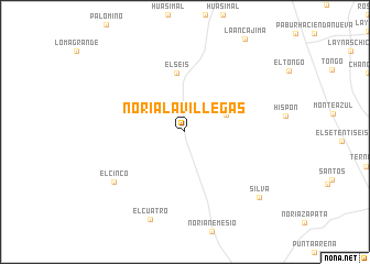 map of Noria La Villegas