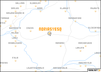 map of Norias Yeso