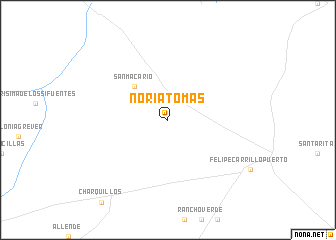 map of Noria Tomás