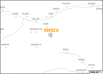 map of Norocu