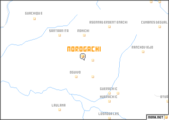 map of Norógachi