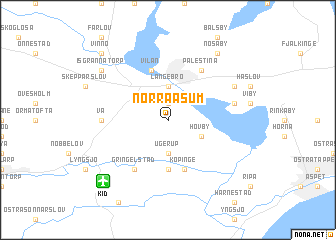 map of Norra Åsum