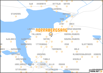 map of Norra Bergsäng