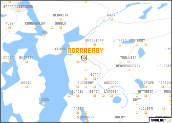 map of Norra Enby