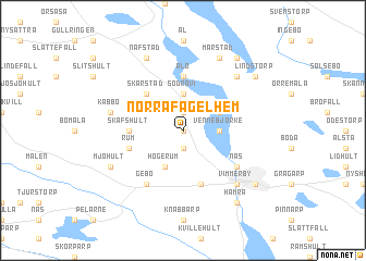 map of Norra Fågelhem