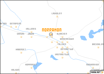 map of Norra Mon