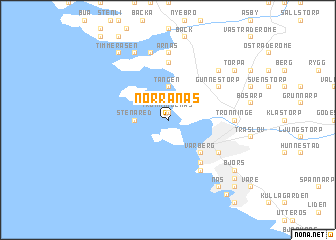 map of Norra Näs