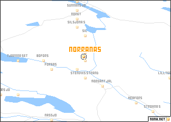 map of Norrånäs