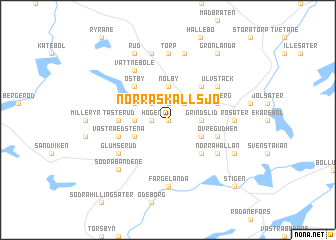 map of Norra Skallsjö