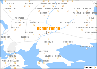 map of Norra Törne