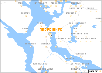 map of Norra Viker