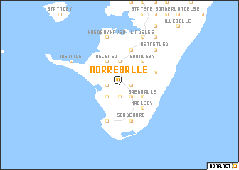 map of Nørreballe