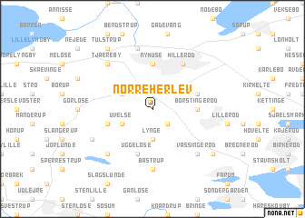 map of Nørre Herlev