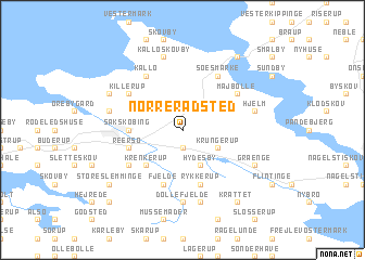 map of Nørre Radsted