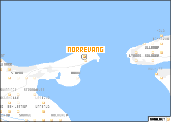 map of Nørrevang