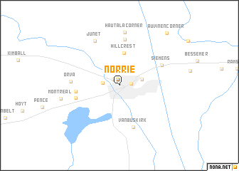 map of Norrie