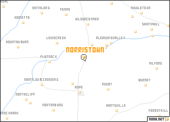 map of Norristown