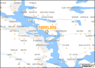 map of Norrland