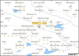 map of Norrlida