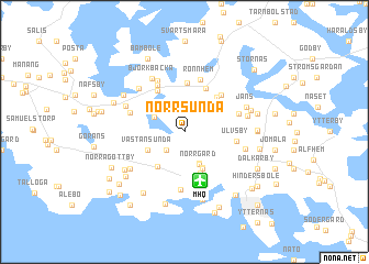 map of Norrsunda