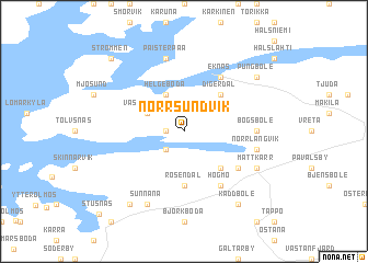 map of Norrsundvik