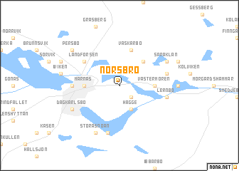 map of Norsbro