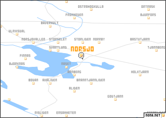 map of Norsjö