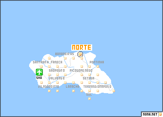 map of Norte