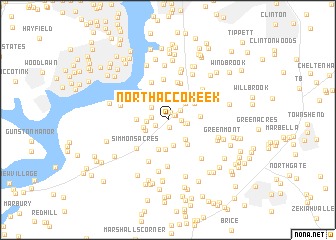 map of North Accokeek