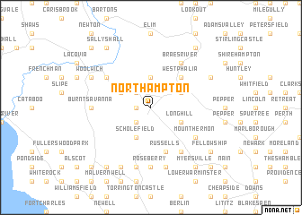 map of Northampton