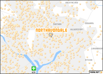 map of North Avondale