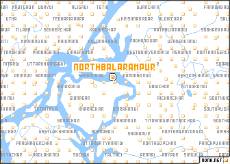 map of North Balarāmpur
