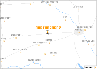 map of North Bangor