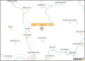 map of North Barton