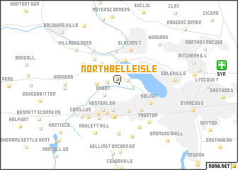 map of North Belle Isle