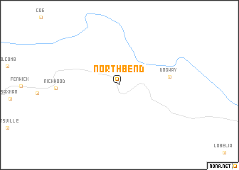 map of North Bend