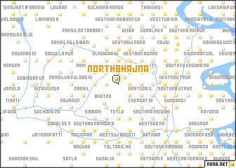 map of North Bhājna